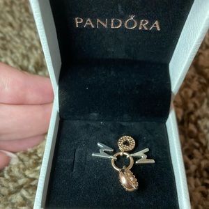 Pandora Mom Letters Dangle Charm